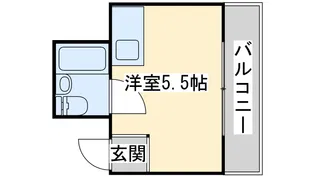 淡路メゾンフラワー【2階】の間取り