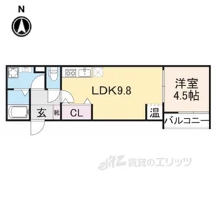 アート小若江【2階】の間取り
