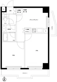 ルーブル中野ガーデン【7階】の間取り