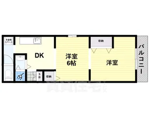 峯マンション【3階】の間取り