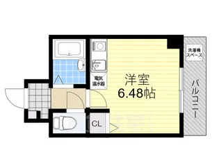 フレア新大阪【6階】の間取り