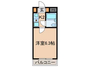 ウッドクレスト砧D棟【3階】の間取り