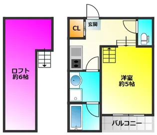 la luce【1階】の間取り