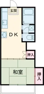 鴨川ハイツ【2階】の間取り