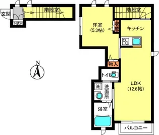 シャーメゾンカナメ1【2階】の間取り