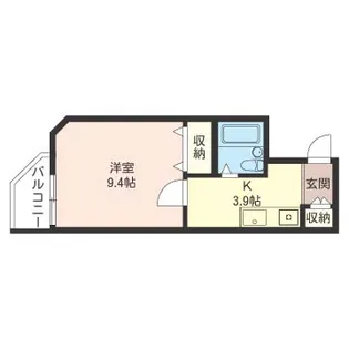 ユーロハイツ天沼【1階】の間取り