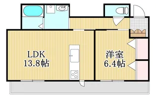 アリア【3階】の間取り