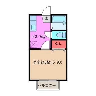 グリーンハート【1階】の間取り