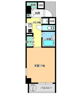 リコルド【5階】の間取り