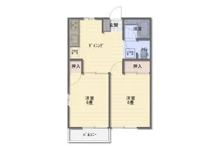 アメニティ三神【1階】の間取り