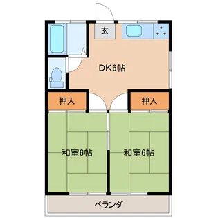 あづま荘【1階】の間取り