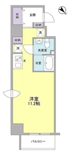 スタイリオ中延【7階】の間取り