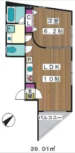 un premier アン プルミエ【2階】の間取り