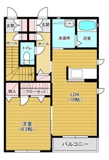 CASA DE MILA B棟【1階】の間取り