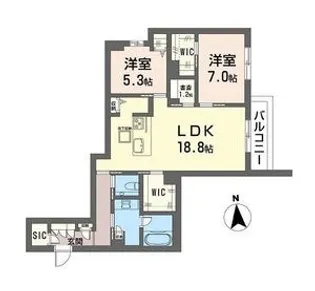マロード【1階】の間取り
