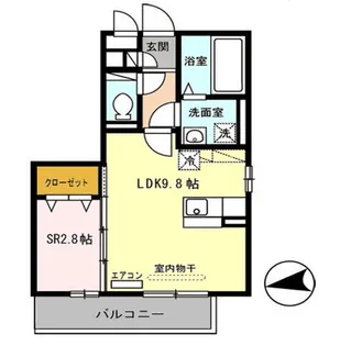 サニーガーデン【3階】の間取り