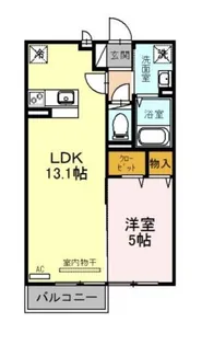 エルスール【1階】の間取り