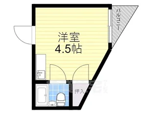 スカイ元町第5ビル【4階】の間取り