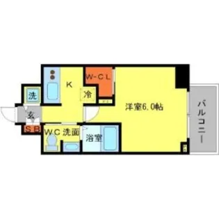 エスリード阿波座サウスプレイス【10階】の間取り