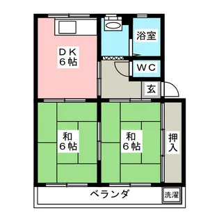 メゾン牧野【2階】の間取り