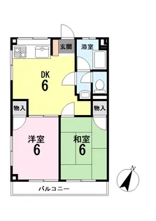 マンション新井【3階】の間取り
