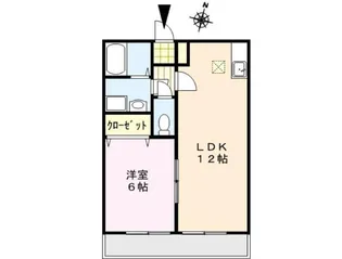 メゾン・ド・ユニオン【1階】の間取り