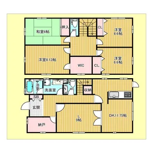 大阪府豊中市緑丘3【一戸建】の間取り