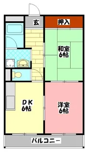 エクセル守口【3階】の間取り