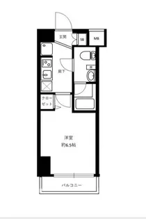 スクエアシティ横浜鶴見【3階】の間取り