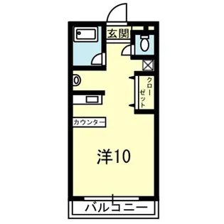 ハイエスト御領【2階】の間取り