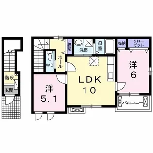 グレイスヴィラ【2階】の間取り