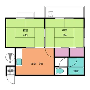グリーンハイツ【2階】の間取り