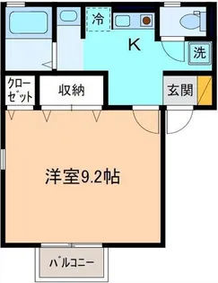 1Kの間取り画像