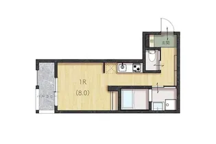 広島県呉市三条2【アパート】の間取り
