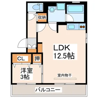 セジュール・マイ【2階】の間取り