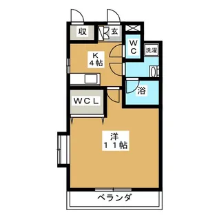 グラーツ橘【3階】の間取り