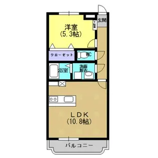NAGI東【1階】の間取り