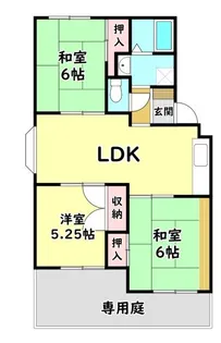 大阪府寝屋川市高柳5【マンション】の間取り