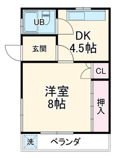 サンハイツII【2階】の間取り