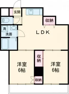 豊川支店マンション【2階】の間取り