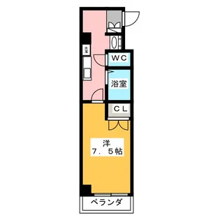ヴィアルCITY今池【4階】の間取り