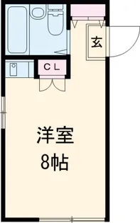 コーポFUSHIMI【1階】の間取り