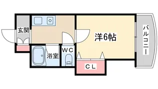 ノルデンハイムリバーサイド天神橋【4階】の間取り