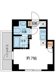ラクラス池袋【7階】の間取り