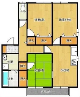 アドバンテージコートA【1階】の間取り