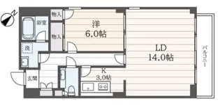 原宿パークハウス【2階】の間取り