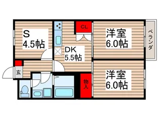 ロイヤルプラザ高砂【1階】の間取り