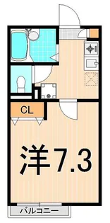 ベルダ・ビレッジオI【2階】の間取り