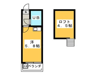 ブランシェ藤本【2階】の間取り