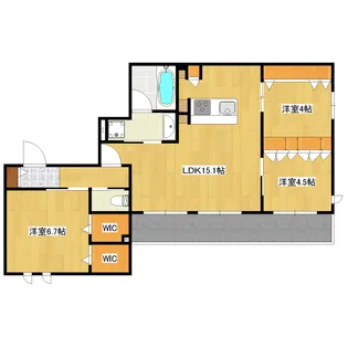 Premium Maison光~プレミアムメゾンヒカリ~【3階】の間取り